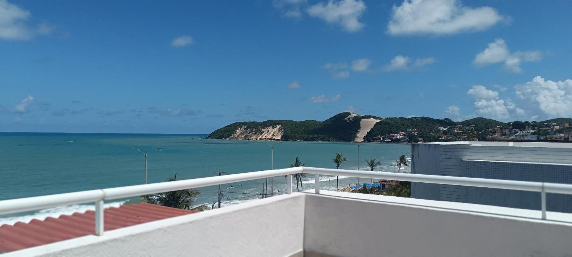 Edy Hospedagens Beira-Mar Flat 310 Com Vista Para O Morro Do Careca, Piscina E Localizacao Privilegiada Natal Esterno foto