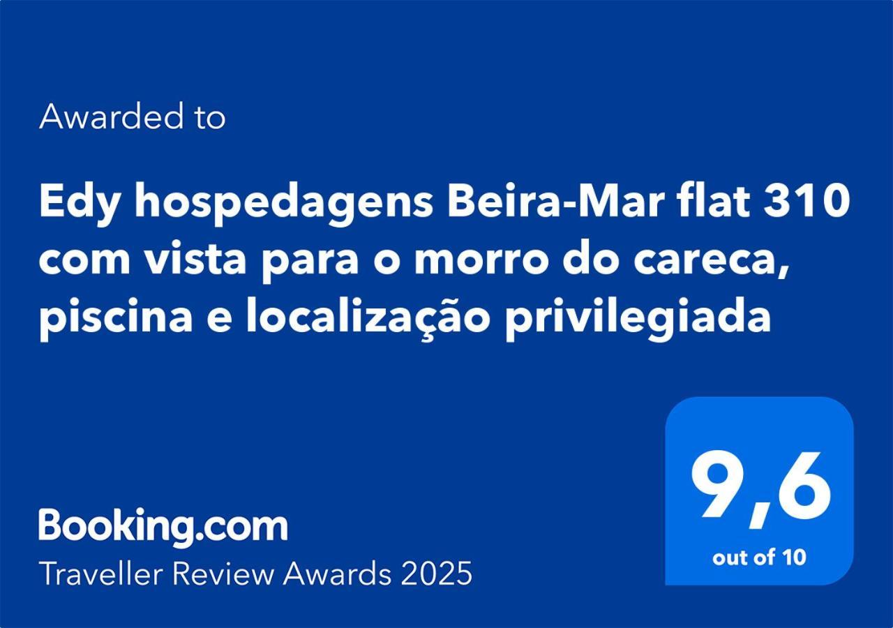 Edy Hospedagens Beira-Mar Flat 310 Com Vista Para O Morro Do Careca, Piscina E Localizacao Privilegiada Natal Esterno foto